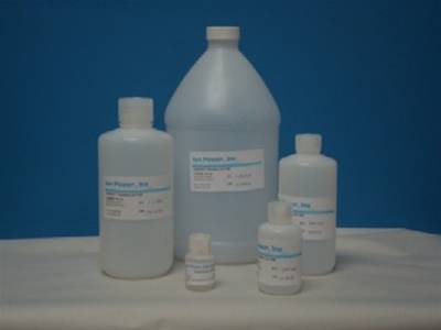 There are five bottles of PFSA ionomer dispersion with different sizes.