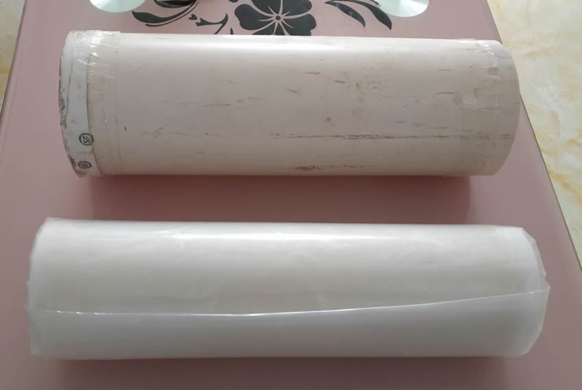 There are two PEM water electrolysis membrane rolls.